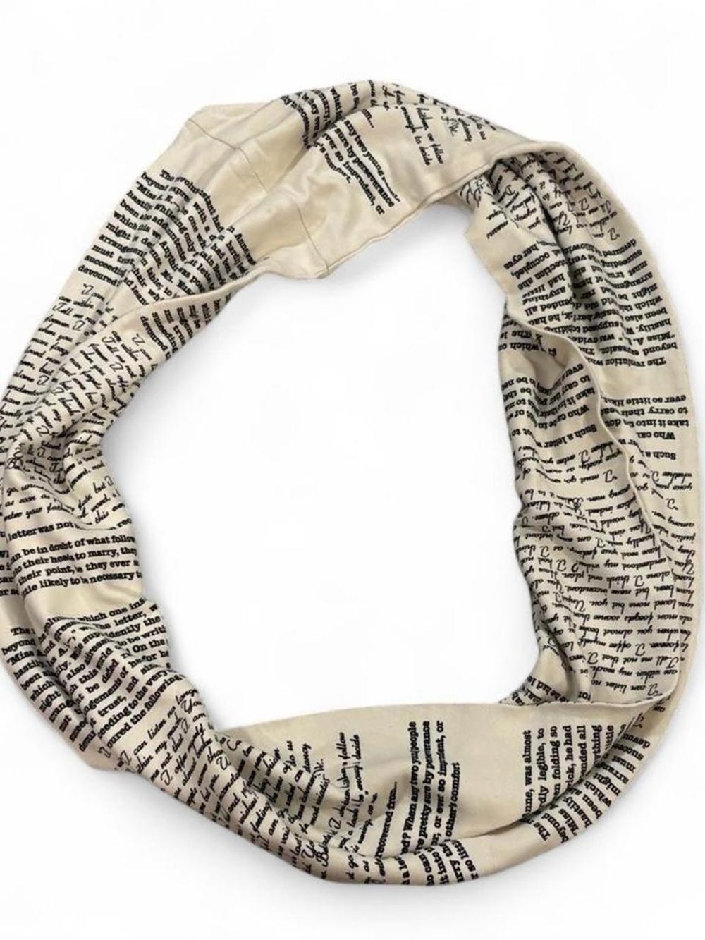 Storiarts Jane Austen Persuasion infinity scarf
